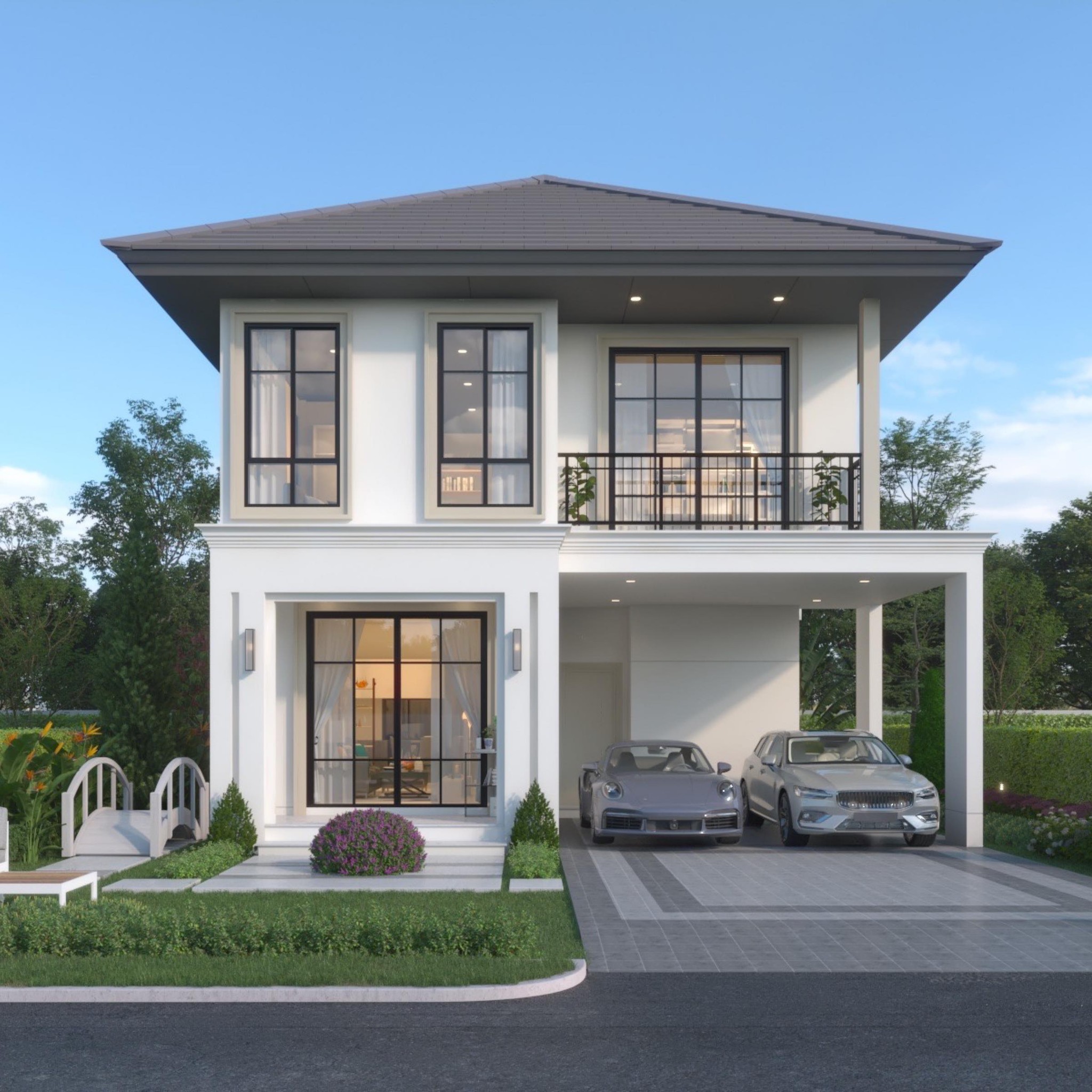 โครงการบ้านสุขสบาย เอราวัณ บ้านเดี่ยวลพบุรี
